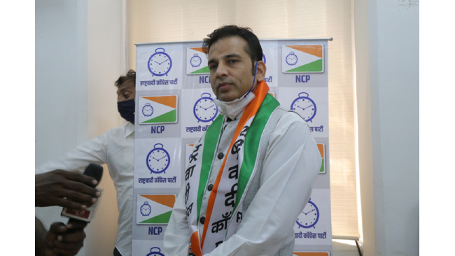 Actor Sudip Pandey appointed Mumbai General Secretary of NCP