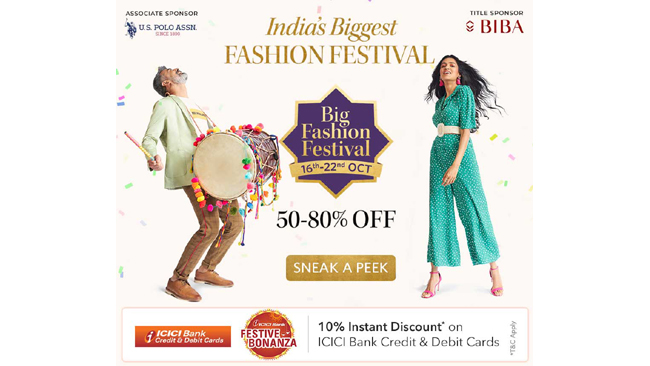 Explore Myntra’s ‘Festive Store’ For The Biggest Regional Collection Ever at ‘Big Fashion Festival’