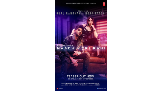 The teaser of Bhushan Kumar's Naach Meri Rani feat Nora-Guru is out now!