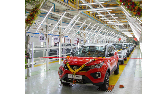 Tata Motors rolls out the 1,50,000th Nexon - India's 1st GNCAP 5 Star Rated Car