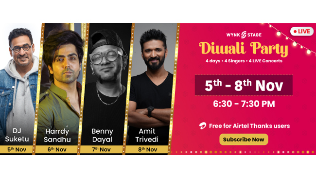 Join India’s Biggest Diwali Party on Wynk Music