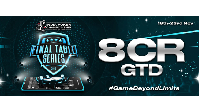 India Poker Championship set for its first-ever virtual poker event – Final Table Series