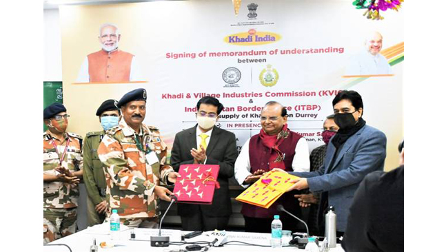 Khadi and Village Industries Commission Signs MoU with ITBP