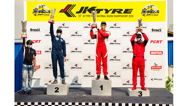 AMIR SAYED & ASHWIN DATTA DOMINATE IN THE FINAL ROUND OF THE JK TYRE FMSCI NATIONAL RACING CHAMPIONSHIP