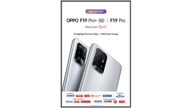 The videography expert OPPO F19 Pro Series 2021 now on sale