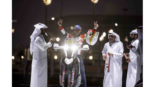 IT’S A PODIUM FINISH FOR HERO MOTOSPORTS TEAM RALLY AT ABU DHABI DESERT CHALLENGE