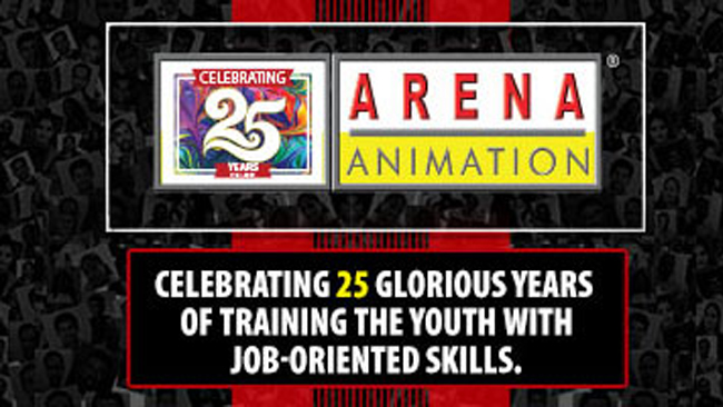 Arena Animation, a home- grown Indian brand commemorates 25 years of training, skill building and enabling careers in India