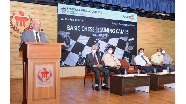 Manipal Academy of Higher Education inaugurates Chess Camp Series to fund poor Child Cancer patients