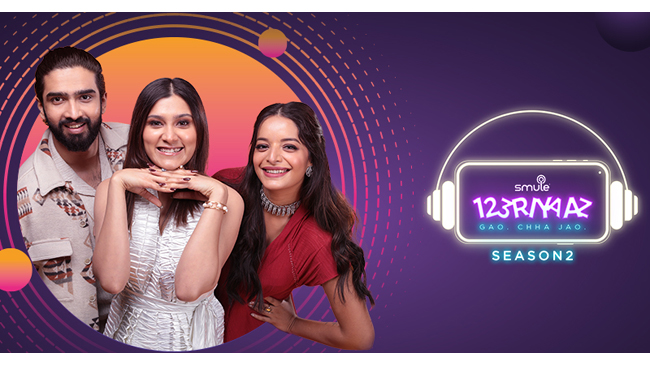 Smule 123 Riyaaz,India’s first and biggest, digital-only singing reality show returns for a highly anticipated second season