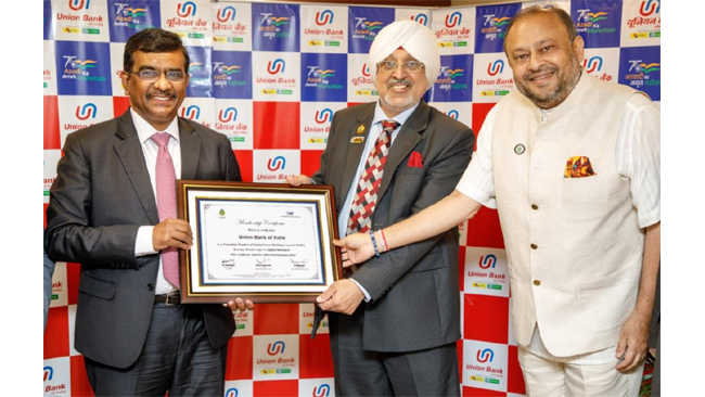 Union Bank of India takes another step  towards its commitment to promote sustainability