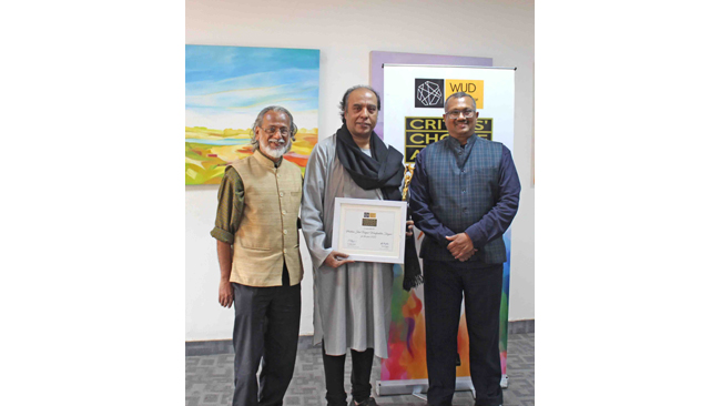 wasifuddin-dagar-honored-with-wud-critics-choice-award