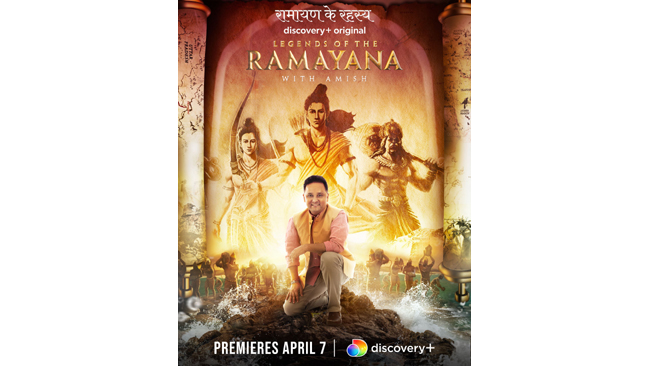 Bestselling and acclaimed Indian author Amish Tripathi to retrace the journey around Indian epic in discovery+’s latest series ‘Legends Of The Ramayana with Amish’