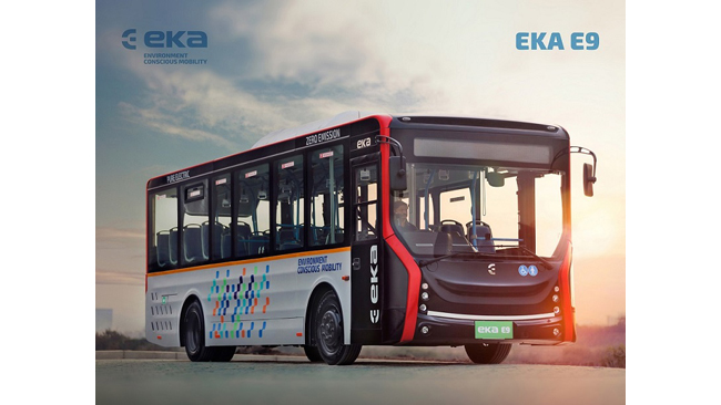 Commercial EV company, EKA unveils its first electric bus- EKA E9