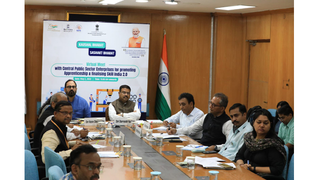 Ministry of Skill Development and Entrepreneurship organizes a virtual workshop with Central Public Sector Enterprises