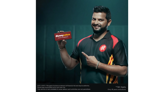 Suresh Raina to be the Face of RummyCulture’s ‘Culture of Champions’ Campaign