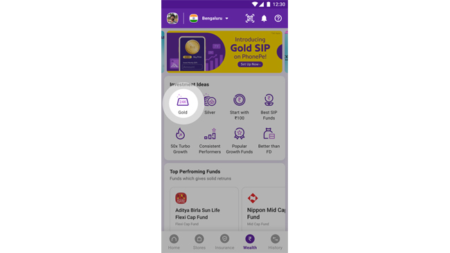 PhonePe Launches UPI SIP for Gold Investments