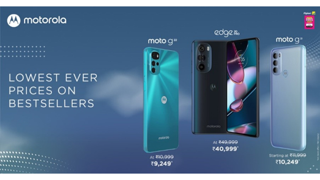 Lowest Ever Prices on Bestselling Motorola Phones Exclusively During the Flipkart End of Season Sale From 11th - 17th June