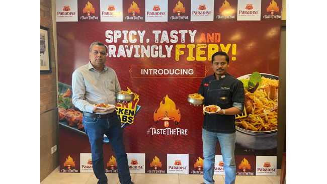 Paradise brings a gift for Spice Lovers Adds Fiery Biryani and Kebab to their Menu