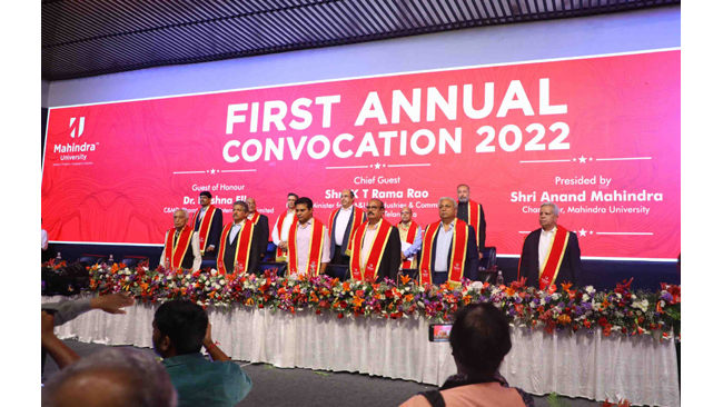 Mahindra University Hosts First Annual Convocation, Confers Degrees to Future Tech Leaders of India