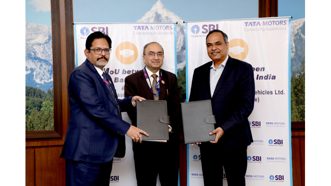 tata-motors-and-state-bank-of-india-join-hands-offer-electronic-dealer-finance-program-to-authorized-tata-passenger-electric-vehicle-dealers