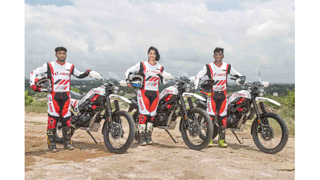 HERO MOTOSPORTS ON-BOARDS THREE YOUNG RIDERS INCLUDING THEIRFIRST FEMALE PILOT