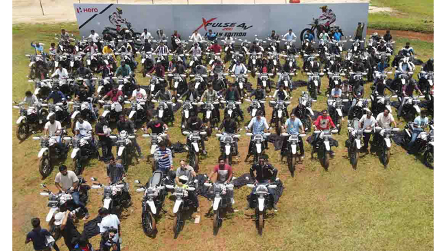 HERO MOTOCORP DELIVERS THE FIRST 100 XPULSE 200 4V RALLY EDITION MOTORCYCLES