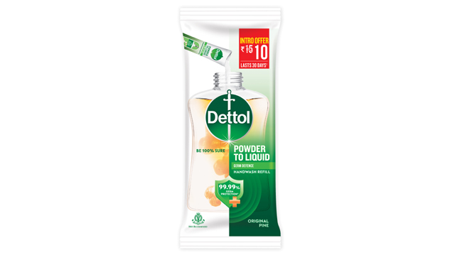 Dettol expands its product portfolio with the launch of Dettol powder-to-liquid handwash in India