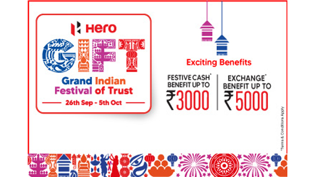 HERO MOTOCORP BRIGHTENS UP THE FESTIVE SEASON FOR ITS CUSTOMERS WITH ‘GRAND INDIAN FESTIVAL OF TRUST’