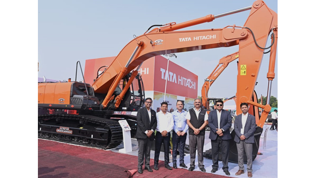 Tata Hitachi displays its tough and powerful Hydraulic Excavatorsat the India Stonemart 2022