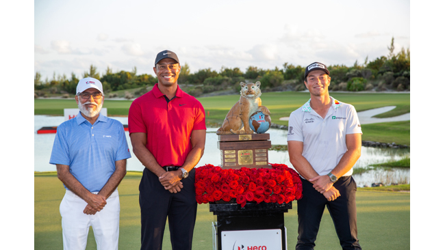 HOVLAND SURVIVES TENSE MOMENT TO COMPETE BACK-TO-BACK WINS AT HERO WORLD CHALLENGE