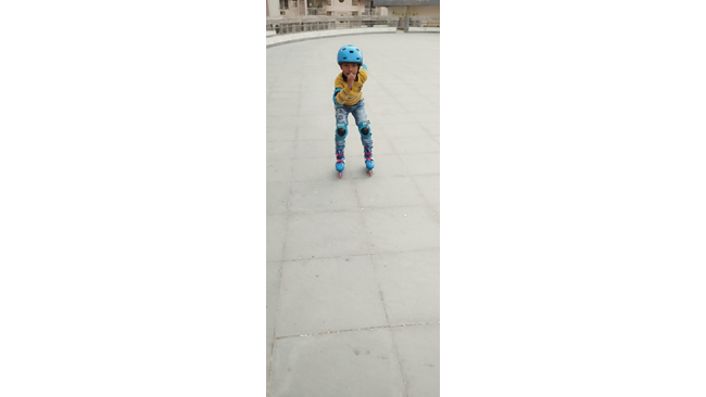 5-year-old Ruhaan Ahmad from Orchids The International School skates non-stop for one hour to enter Asia’s book of World Records