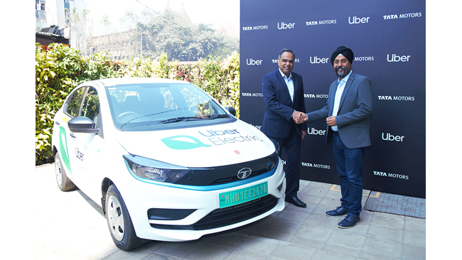 Tata Motors and Uber sign an MOU for XPRES-T EVs 25,000 EVs to be inducted into Uber India’s Premium Category service