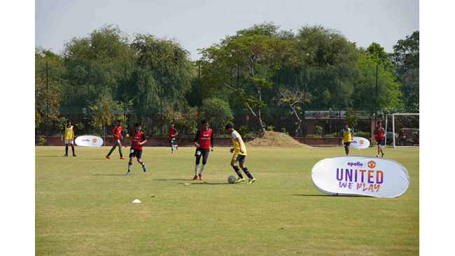 Apollo Tyres and Manchester United bring the United We Play programme to Jaipur