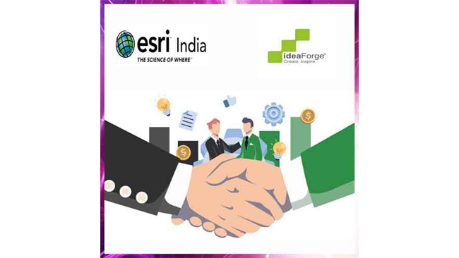 esri-india-and-ideaforge-join-hands-strategic-partnership-to-boost-drone-adoption-through-the-use-of-gis