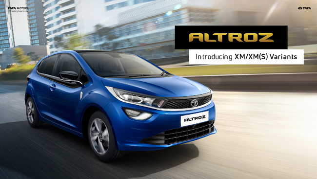 Tata Motors today announced the launch of two new variants in the Altroz line up, the XM and XM(S)