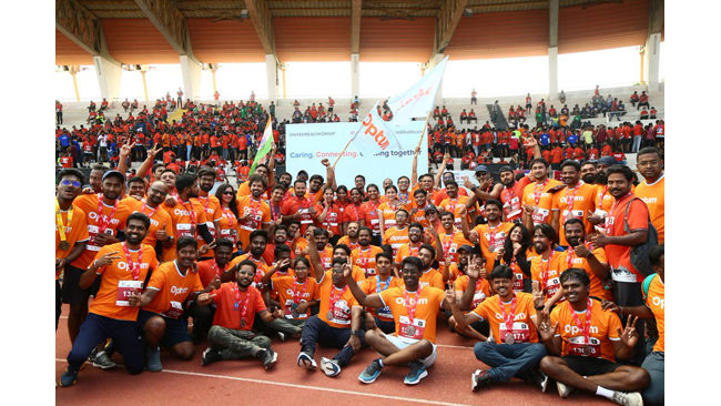 Optum participates in the Hyderabad Marathon with unparalleled employee engagement