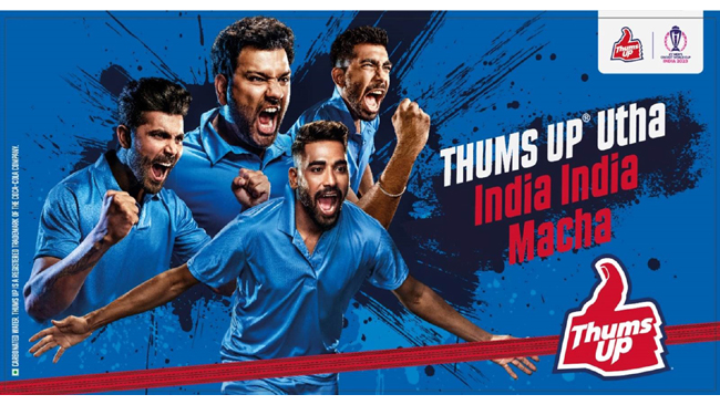 Thums Up, the official beverage partner of the ICC Men’s Cricket World Cup, Unleashes its next campaign, "Thums Up Utha, India India Macha"