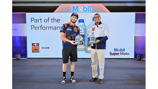 MobilCelebratesthe First-ever MotoGP Bharatby PoweringRed Bull KTM Factory Racing Team