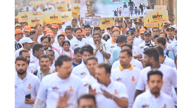 Shri Dharmendra Pradhan leads the ‘Run for Unity’ on Rastriya Ekta Diwas