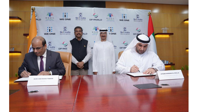 NSDC INTERNATIONAL AND DP WORLD’S WE ONE SIGN AGREEMENT TO UPSKILL AND ASSIST IN OVERSEAS EMPLOYMENT FOR INDIAN YOUTH