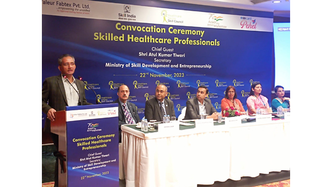 MSDE Empowers Tomorrow’s Healthcare Leaders: Over 80 Graduates Receive Prestigious Certificates in New Delhi