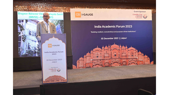 A practical rather than theoretical curriculum for sustainability is the need of the hour QS I-GAUGE India Academic Forum 2023