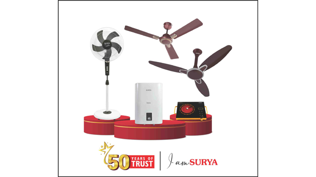 Surya Roshni redefines the Consumer Durable landscape, by unveiling a cutting-edge range of Home appliances