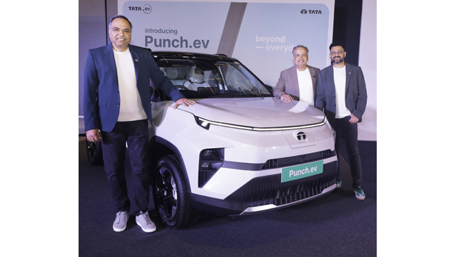 Tata Passenger Electric Mobility launches its first Pure EV  Punch.ev, powered by acti.ev