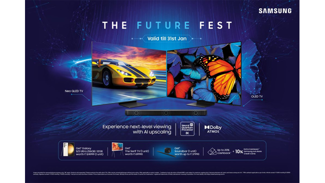 Samsung Announces ‘Future Fest’; Upgrade to the Future of Cinematic Experience with Exciting Offers on AI Powered Premium TV Range