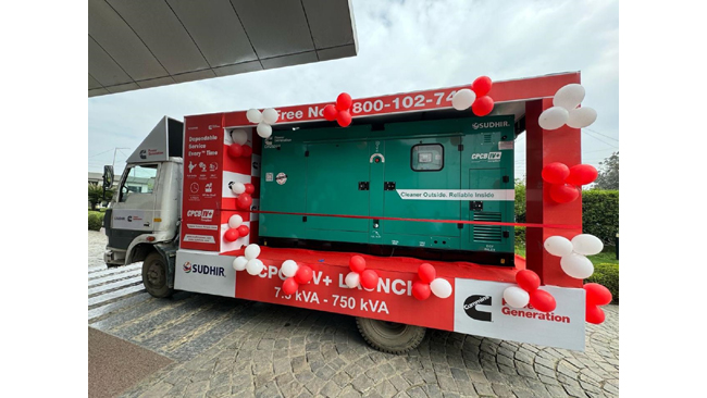 Cummins India Ltd. and Sudhir Power Ltd.successfully concludeda mega roadshow in Rajasthan, showcasing the next-gen capabilities of CPCB IV+ compliant gensets.