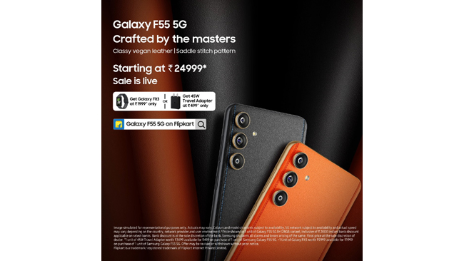 Samsung Unveils Galaxy F55 5G with Classy Vegan Leather Design, Super AMOLED+ Display and Powerful Snapdragon Processor in India