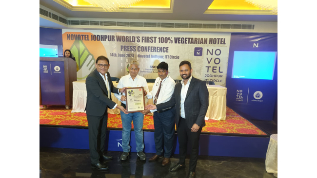 sattvik-certifications-unveils-innovative-green-building-certification-with-novotel-jodhpur-as-the-pioneering-recipient-for-its-100-vegetarian-status