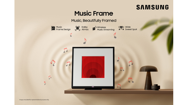 The Ultimate Fusion of Sound & Style: Samsung Launches the Stunning Music Frame in India at INR 23990