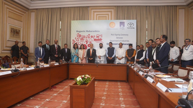 toyota-kirloskar-motor-signs-mou-with-maharashtra-for-proposed-new-investment